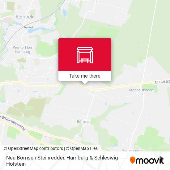 Neu Börnsen Steinredder map