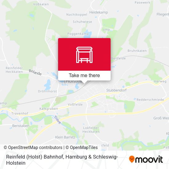 Reinfeld (Holst) Bahnhof map