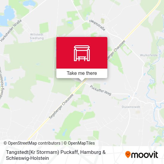Tangstedt(Kr Stormarn) Puckaff map