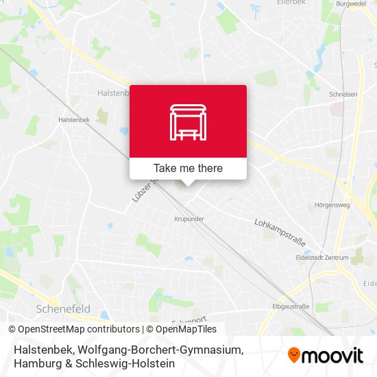 Halstenbek, Wolfgang-Borchert-Gymnasium map