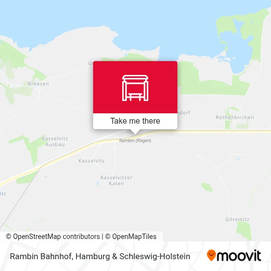 Rambin Bahnhof map