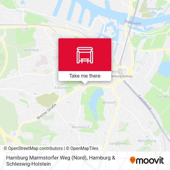 Hamburg Marmstorfer Weg (Nord) map