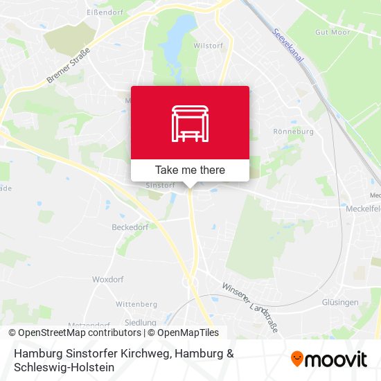 Hamburg Sinstorfer Kirchweg map