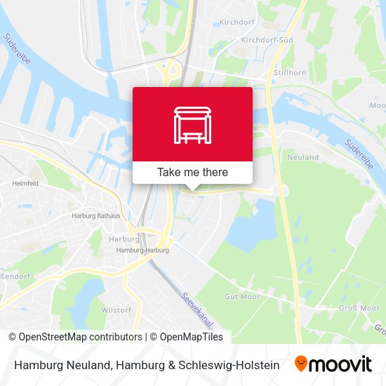 Hamburg Neuland map