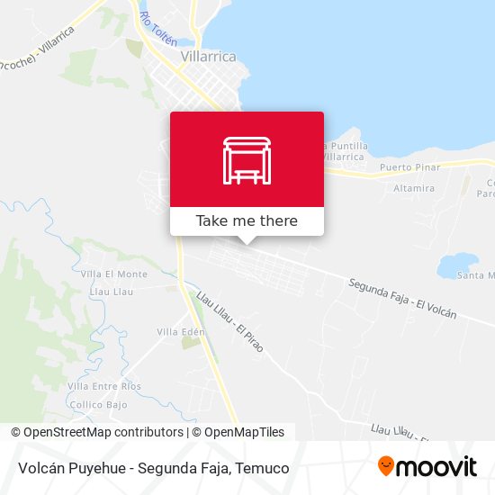 Mapa de Volcán Puyehue - Segunda Faja