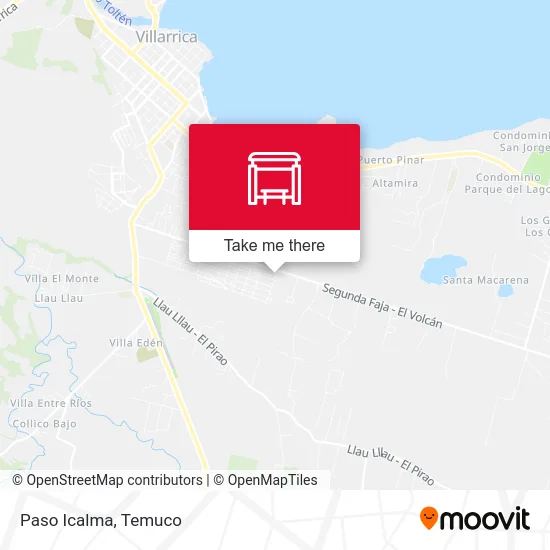 Paso Icalma map
