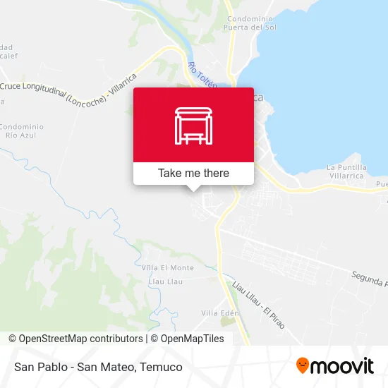 San Pablo - San Mateo map