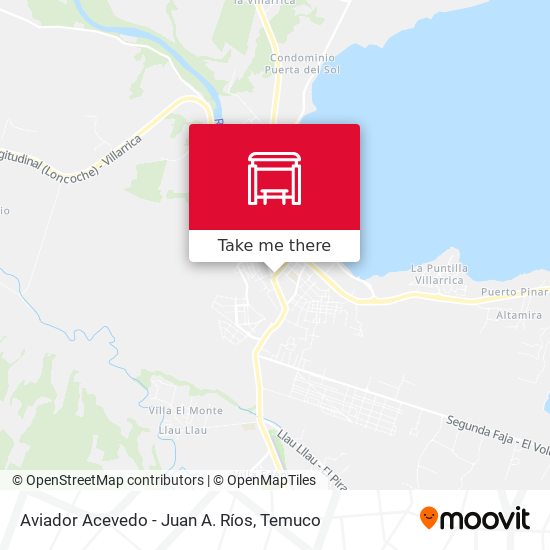 Aviador Acevedo - Juan A. Ríos map