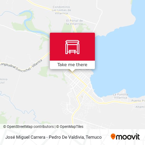 José Miguel Carrera - Pedro De Valdivia map