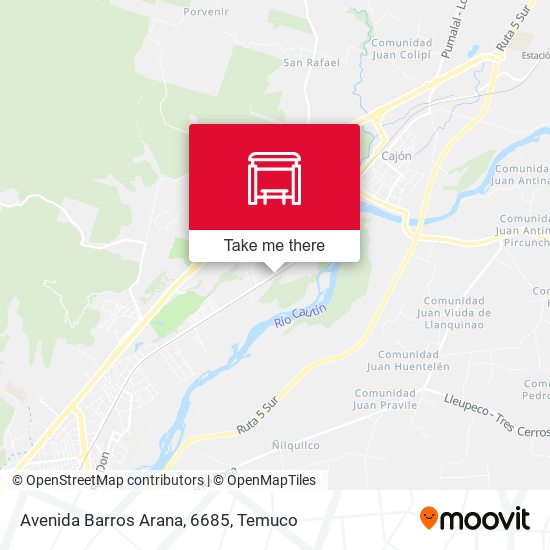 Avenida Barros Arana, 6685 map