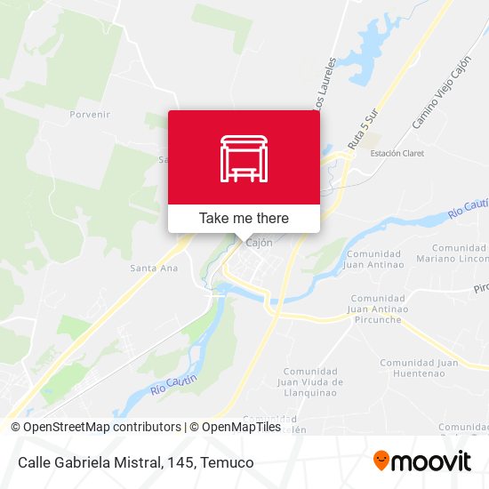 Mapa de Calle Gabriela Mistral, 145