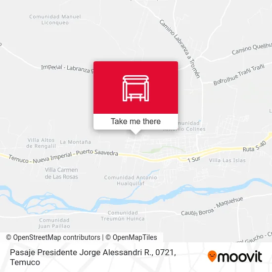 Pasaje Presidente Jorge Alessandri R., 0721 map