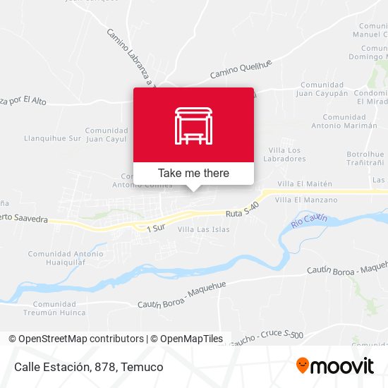 Calle Estación, 878 map