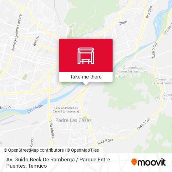 Mapa de Av. Guido Beck De Ramberga / Parque Entre Puentes