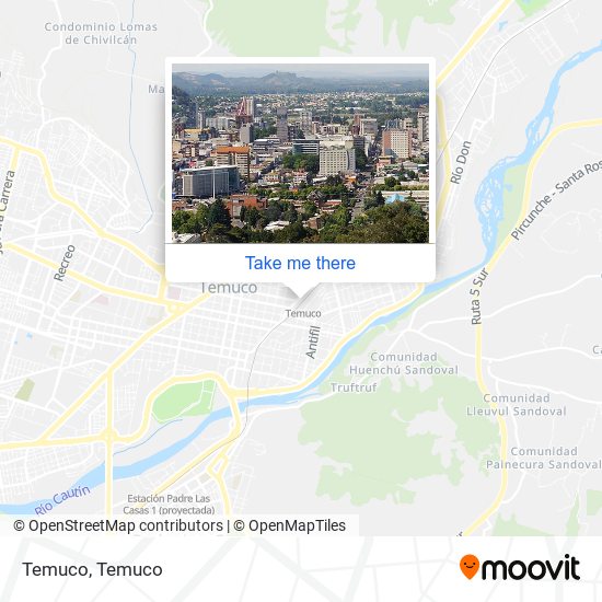 Temuco map