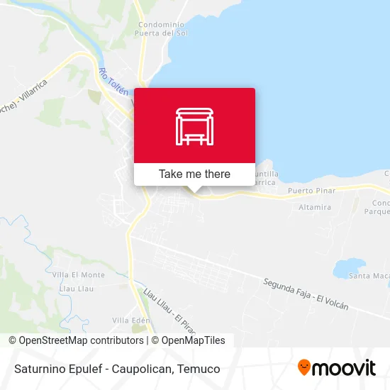 Mapa de Saturnino Epulef - Caupolican