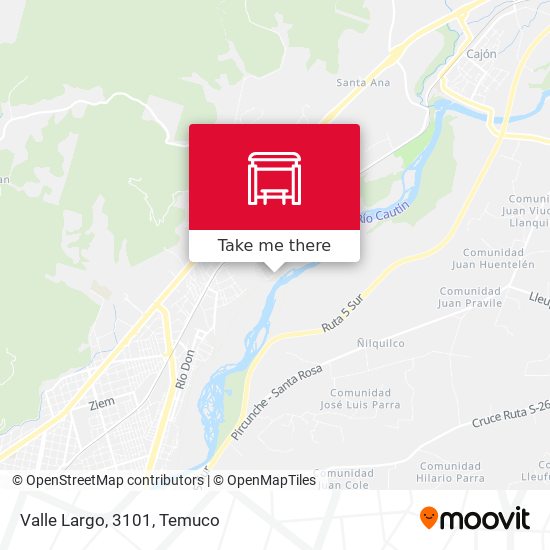 Mapa de Valle Largo, 3101