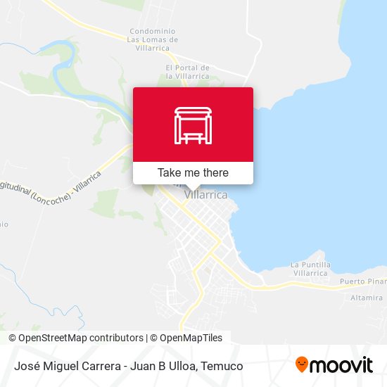 Mapa de José Miguel Carrera - Juan B Ulloa