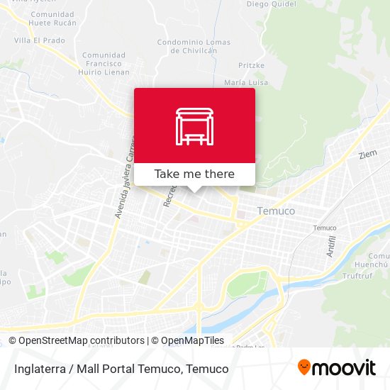 Inglaterra / Mall Portal Temuco map