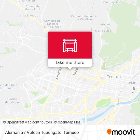 Alemania / Volcan Tupungato map