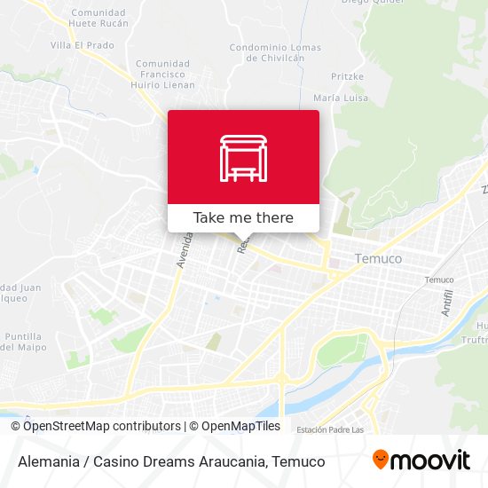 Alemania / Casino Dreams Araucania map
