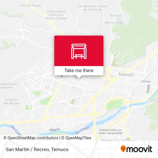 San Martin / Recreo map