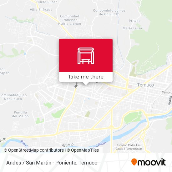 Andes / San Martin - Poniente map
