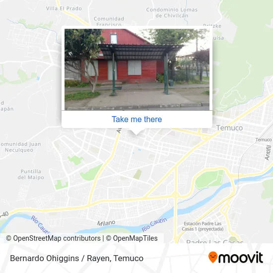 Bernardo Ohiggins / Rayen map