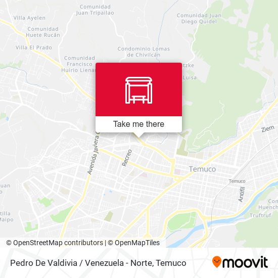 Pedro De Valdivia / Venezuela - Norte map