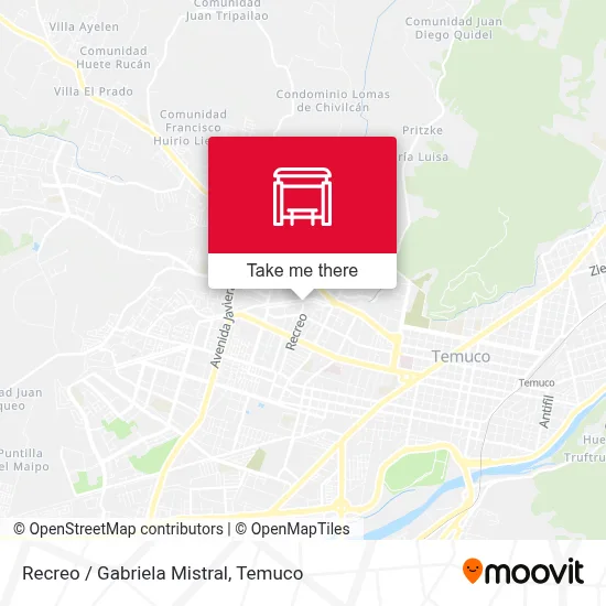 Recreo / Gabriela Mistral map