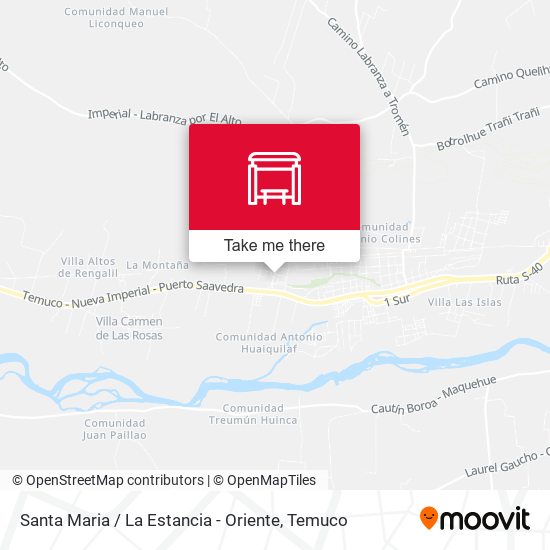 Mapa de Santa Maria / La Estancia - Oriente