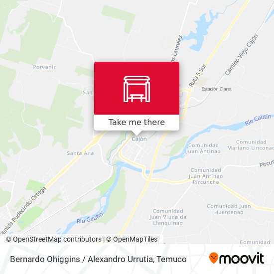 Bernardo Ohiggins / Alexandro Urrutia map