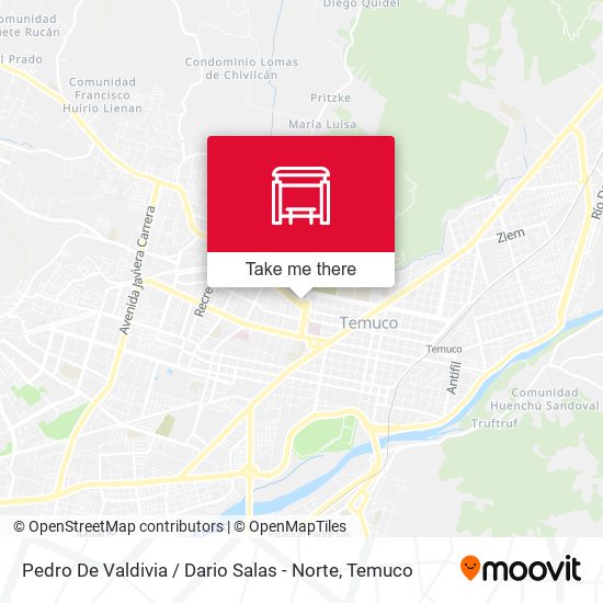 Mapa de Pedro De Valdivia / Dario Salas - Norte
