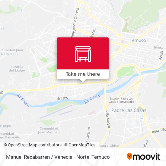 Manuel Recabarren / Venecia - Norte map