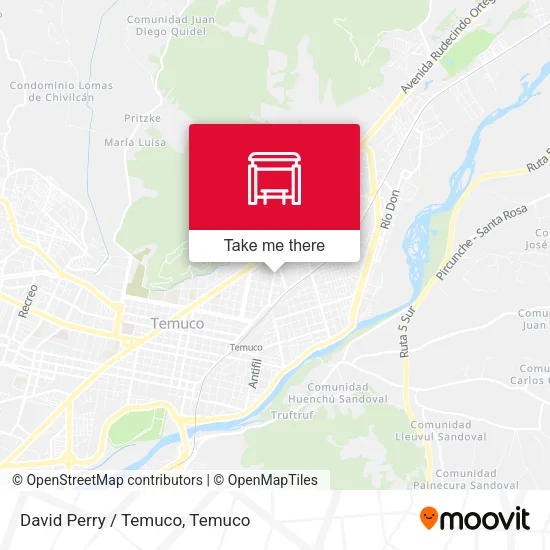 David Perry / Temuco map