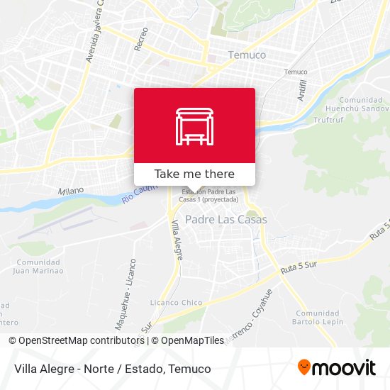 Villa Alegre - Norte / Estado map