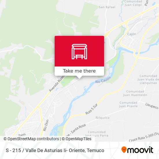 Mapa de S - 215 / Valle De Asturias Ii- Oriente
