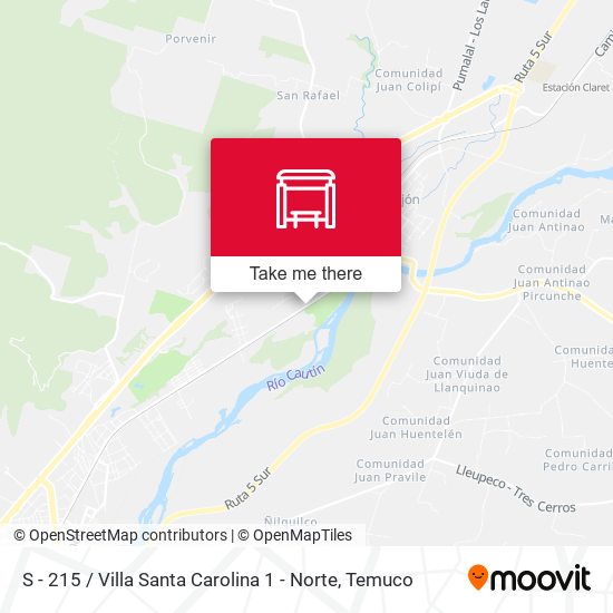 Mapa de S - 215 / Villa Santa Carolina 1 - Norte