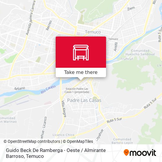 Mapa de Guido Beck De Ramberga - Oeste / Almirante Barroso