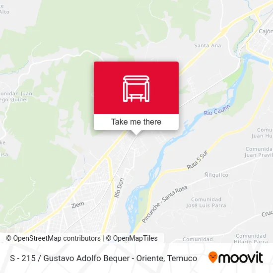 S - 215 / Gustavo Adolfo Bequer - Oriente map