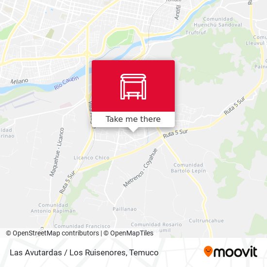 Las Avutardas / Los Ruisenores map