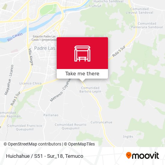 Mapa de Huichahue / S51 - Sur_18