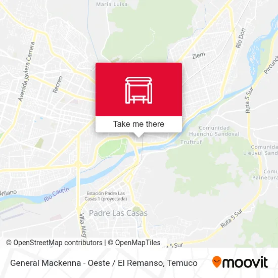 General Mackenna - Oeste / El Remanso map