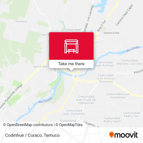 Mapa de Codinhue / Curaco