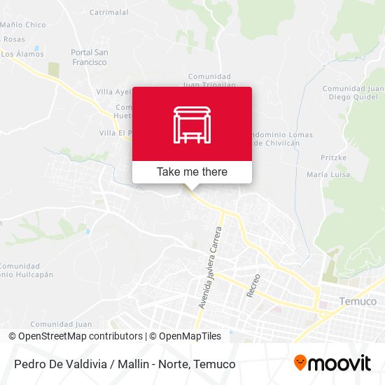 Mapa de Pedro De Valdivia / Mallin - Norte