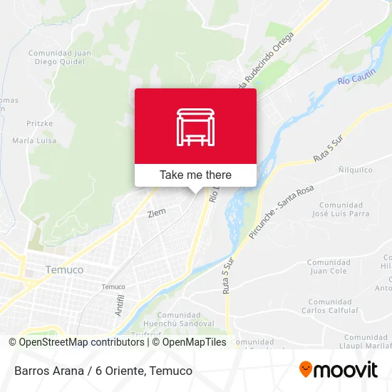 Mapa de Barros Arana / 6 Oriente