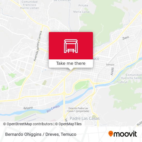 Mapa de Bernardo Ohiggins / Dreves