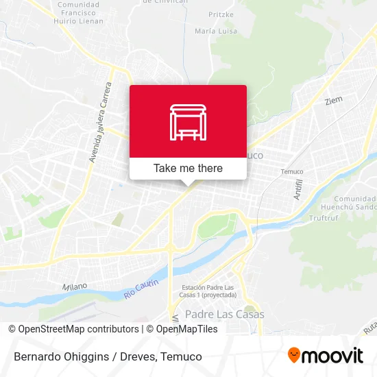 Bernardo Ohiggins / Dreves map