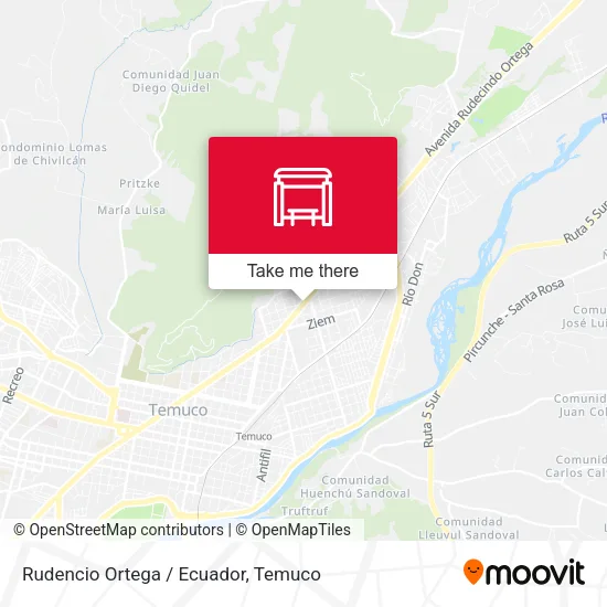 Rudencio Ortega / Ecuador map