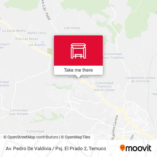 Mapa de Av. Pedro De Valdivia / Psj. El Prado 2